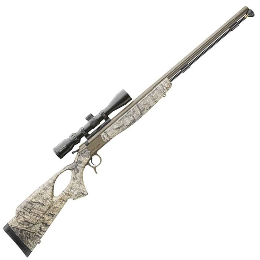 CVA Optima V2/LR TH 50 Caliber Brown Timber Break Action-Hammer Fire In-Line Muzzleloader – 28in
