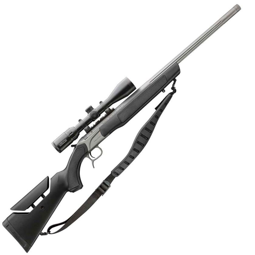 CVA Accura MR-X 50 Caliber Stainless Steel Black Break Action-Hammer Fire In-Line Muzzleloader – 26in