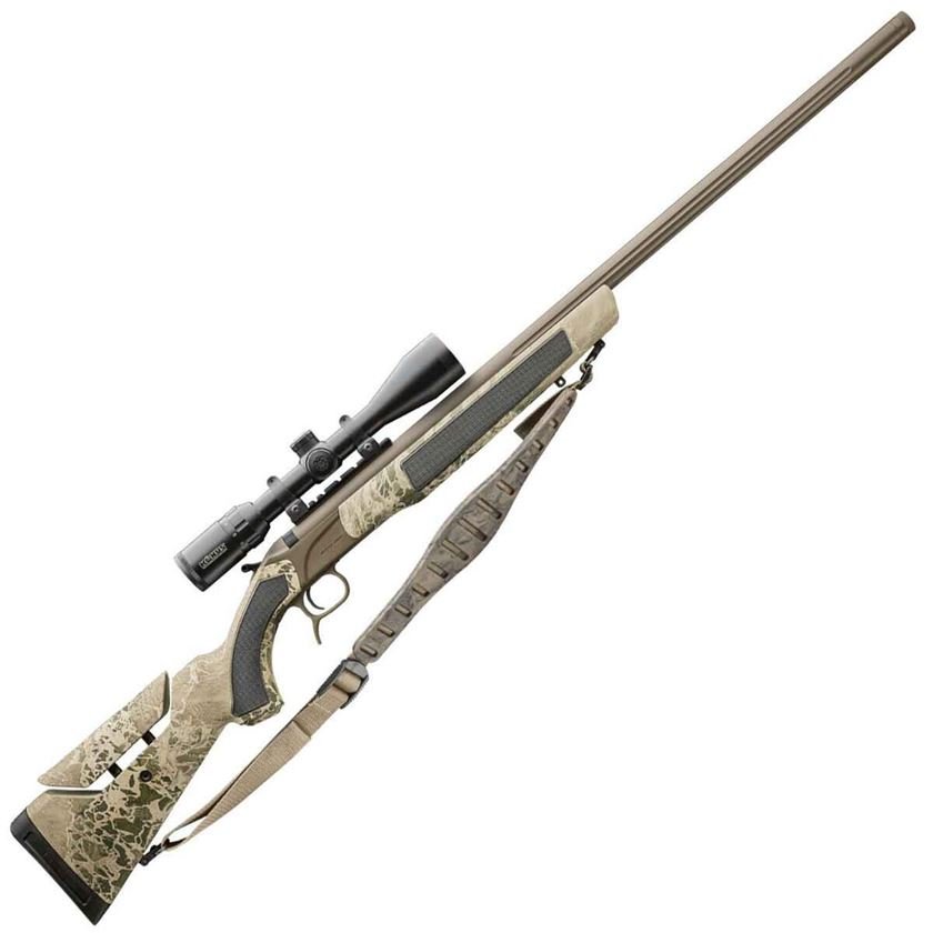 CVA Accura LR-X 50 Caliber Brown Realtree Hillside Break Action-Hammer Fire In-Line Muzzleloader – 30in